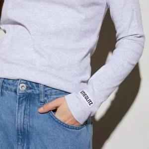 STIEGLITZ Basic Longsleeve | Melange Grey Clearance