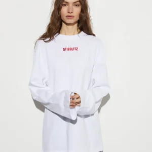 STIEGLITZ Chessa Wide Skate Longsleeve | White Clearance