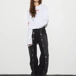 STIEGLITZ Chessa Wide Skate Longsleeve | White Clearance