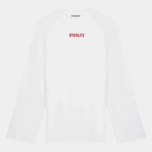 STIEGLITZ Chessa Wide Skate Longsleeve | White Clearance