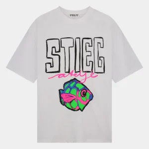STIEGLITZ Elena Oversized T-shirt | White Cheap