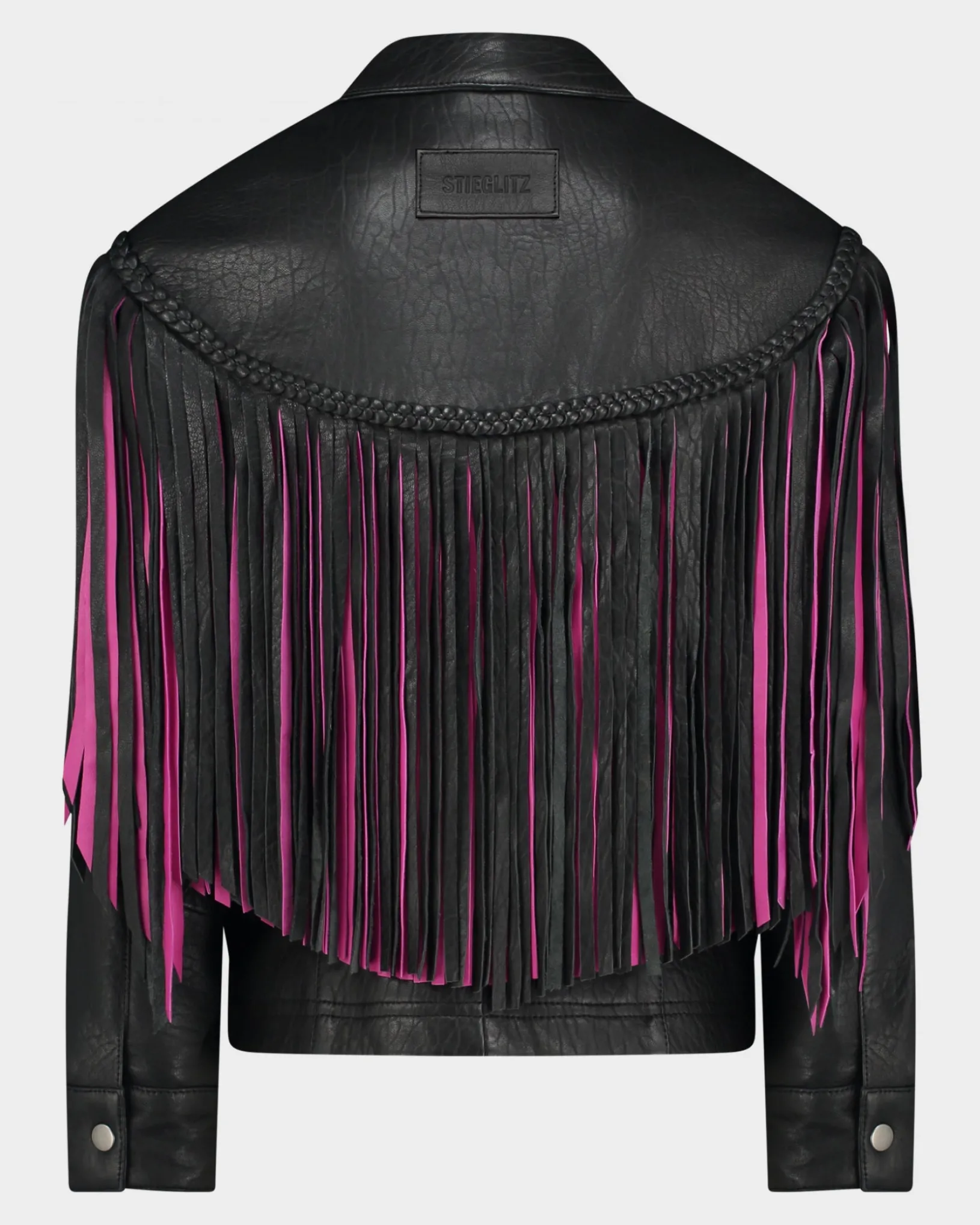 janez_leather_fringe_jacket__black_4.webp STIEGLITZ Janez Leather Fringe Jacket | Black New