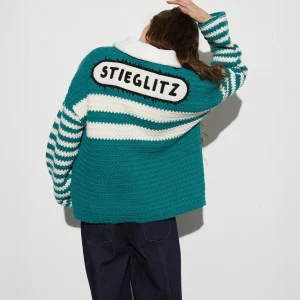 STIEGLITZ Kayden Crochet Jacket | Green Outlet