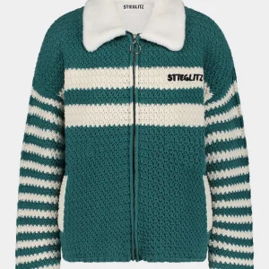 STIEGLITZ Kayden Crochet Jacket | Green Outlet