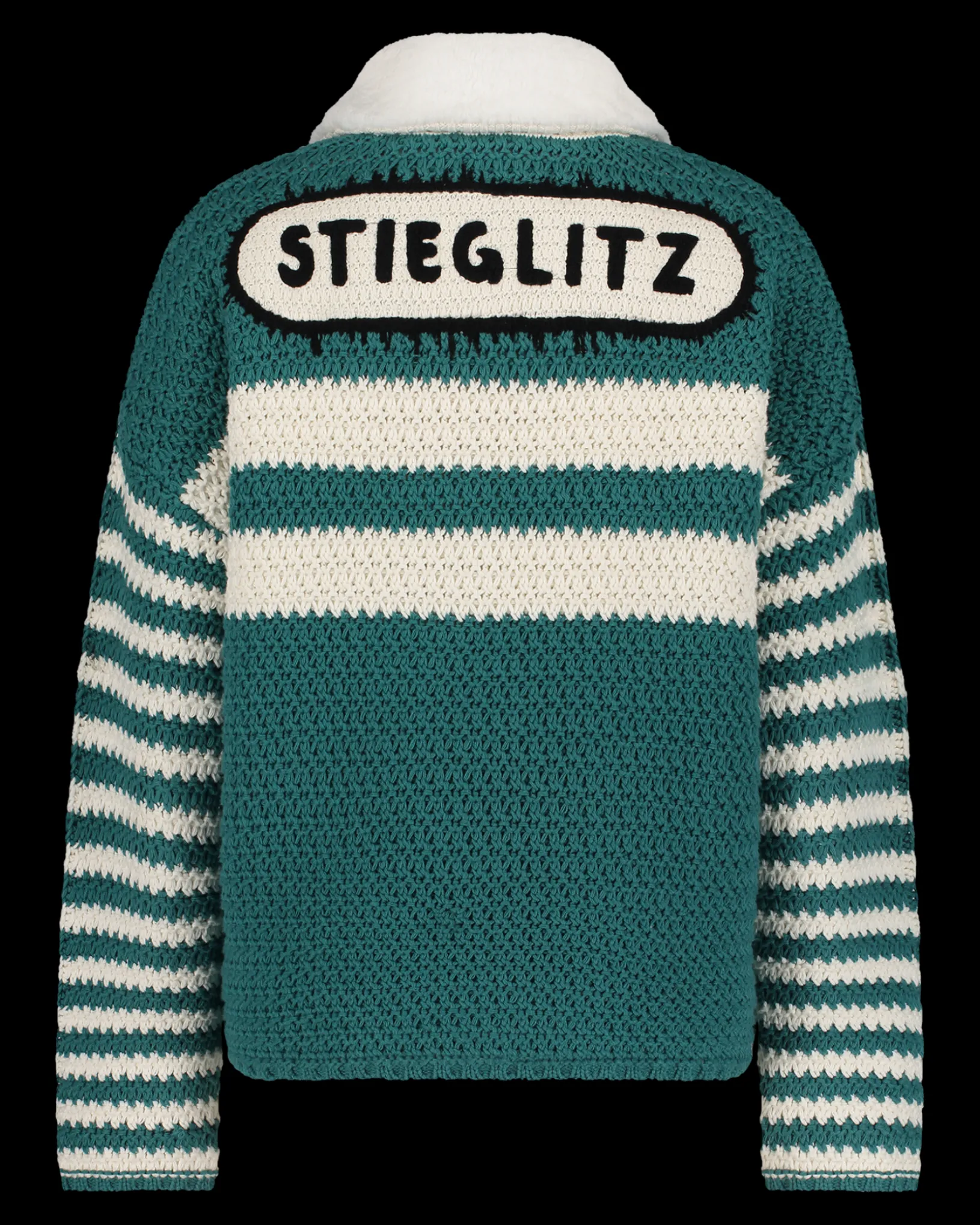 kayden_crochet_jacket__green_4.webp STIEGLITZ Kayden Crochet Jacket | Green Outlet