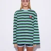 STIEGLITZ Leah Wide Skate Longsleeve | Blue Clearance