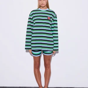 STIEGLITZ Leah Wide Skate Longsleeve | Blue Clearance