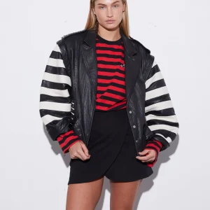 STIEGLITZ Leather Gael Biker Jacket | Black Online