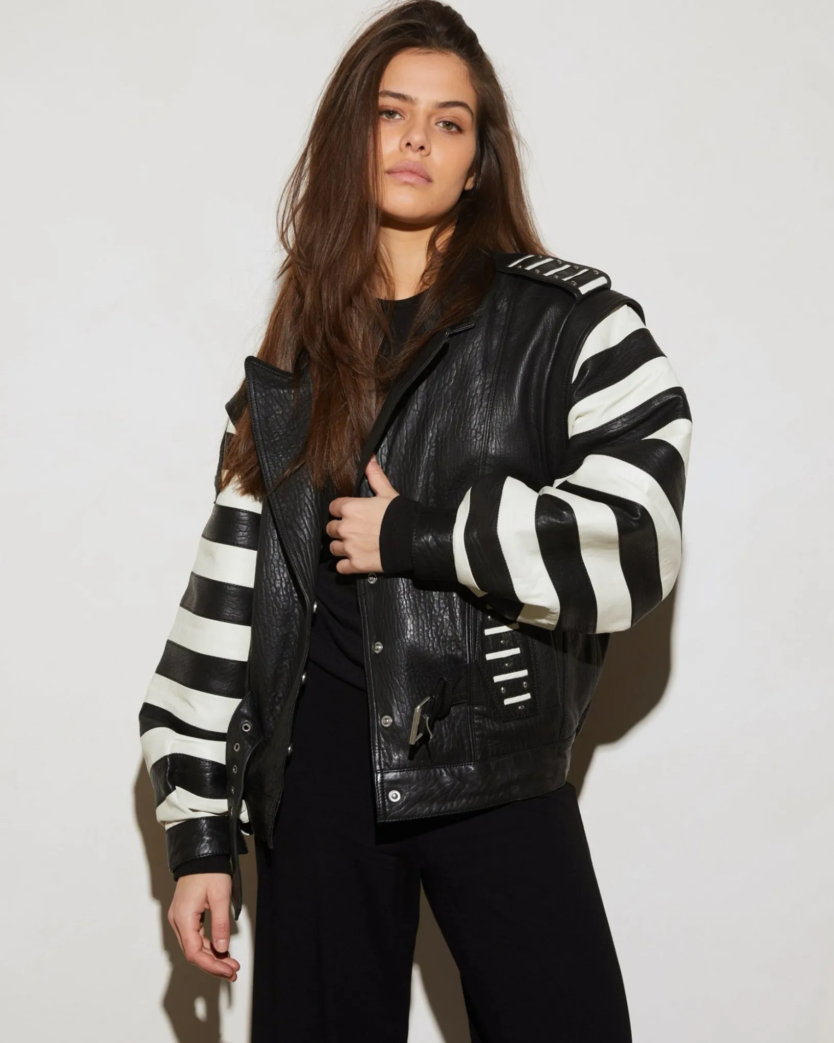 leather_gael_biker_jacket__black_3.webp STIEGLITZ Leather Gael Biker Jacket | Black Online