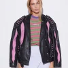 STIEGLITZ Leather Lola Biker Jacket | Black Discount