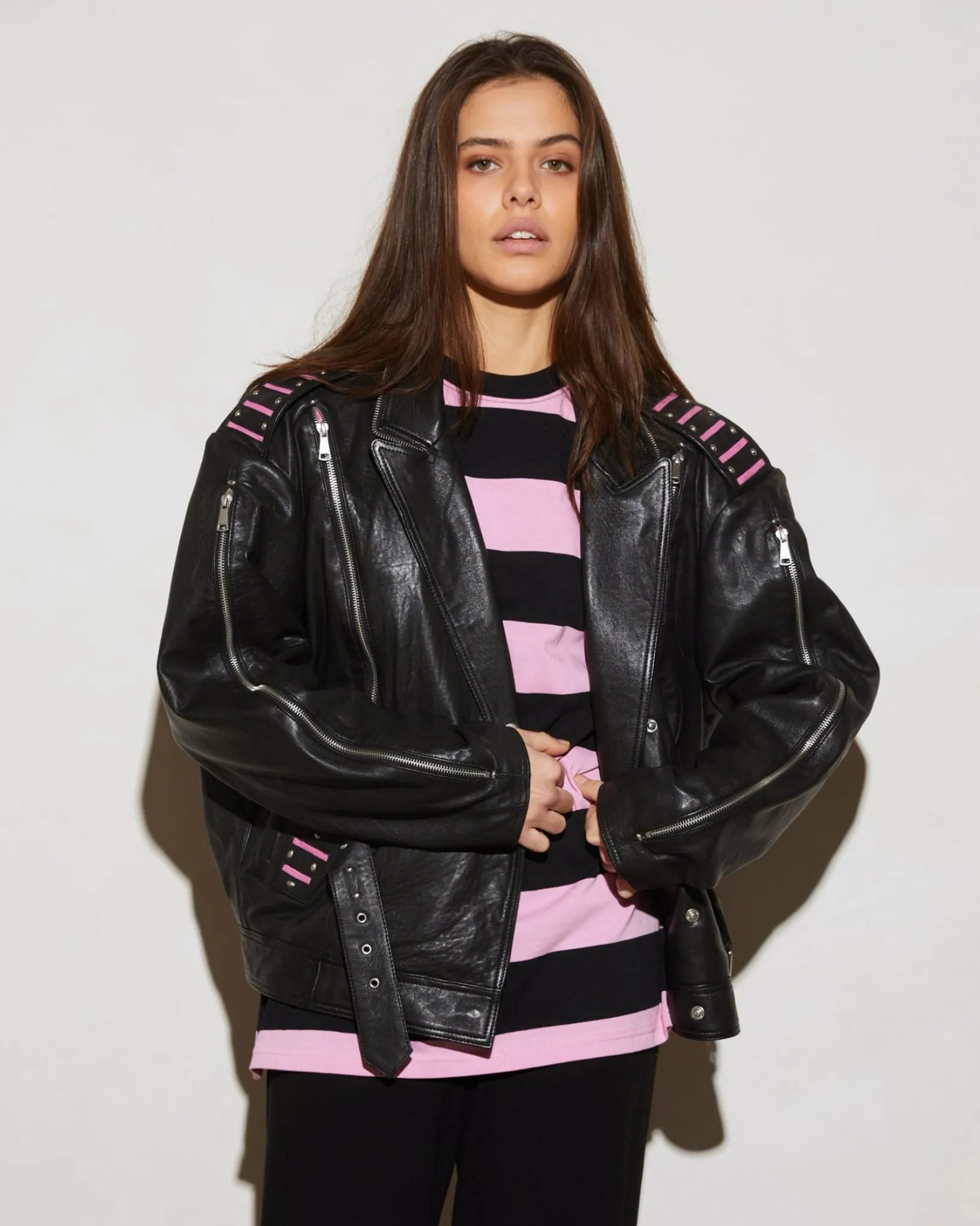 leather_lola_biker_jacket__black_4.webp STIEGLITZ Leather Lola Biker Jacket | Black Discount