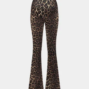 STIEGLITZ Leopard Maternity Flared Broek | Brown Discount