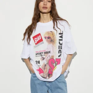 STIEGLITZ Lila Oversized T-shirt | White Sale
