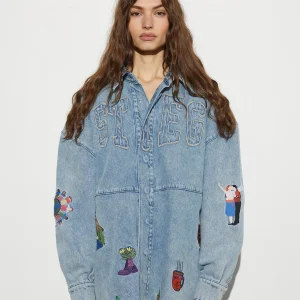 STIEGLITZ Luka Denim Blouse | Denim Blue Cheap