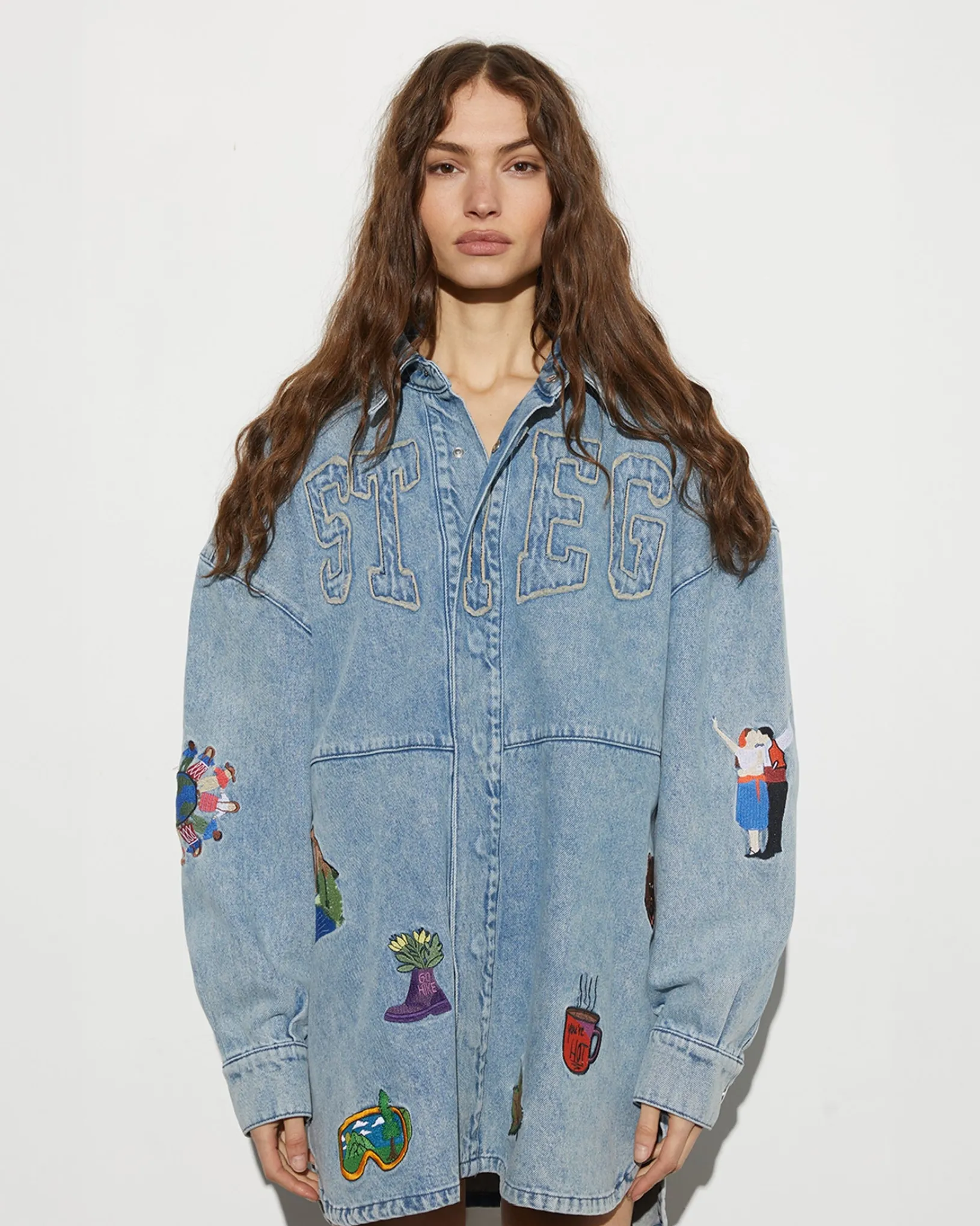 luka_denim_blouse__denim_blue_0.webp STIEGLITZ Luka Denim Blouse | Denim Blue Cheap