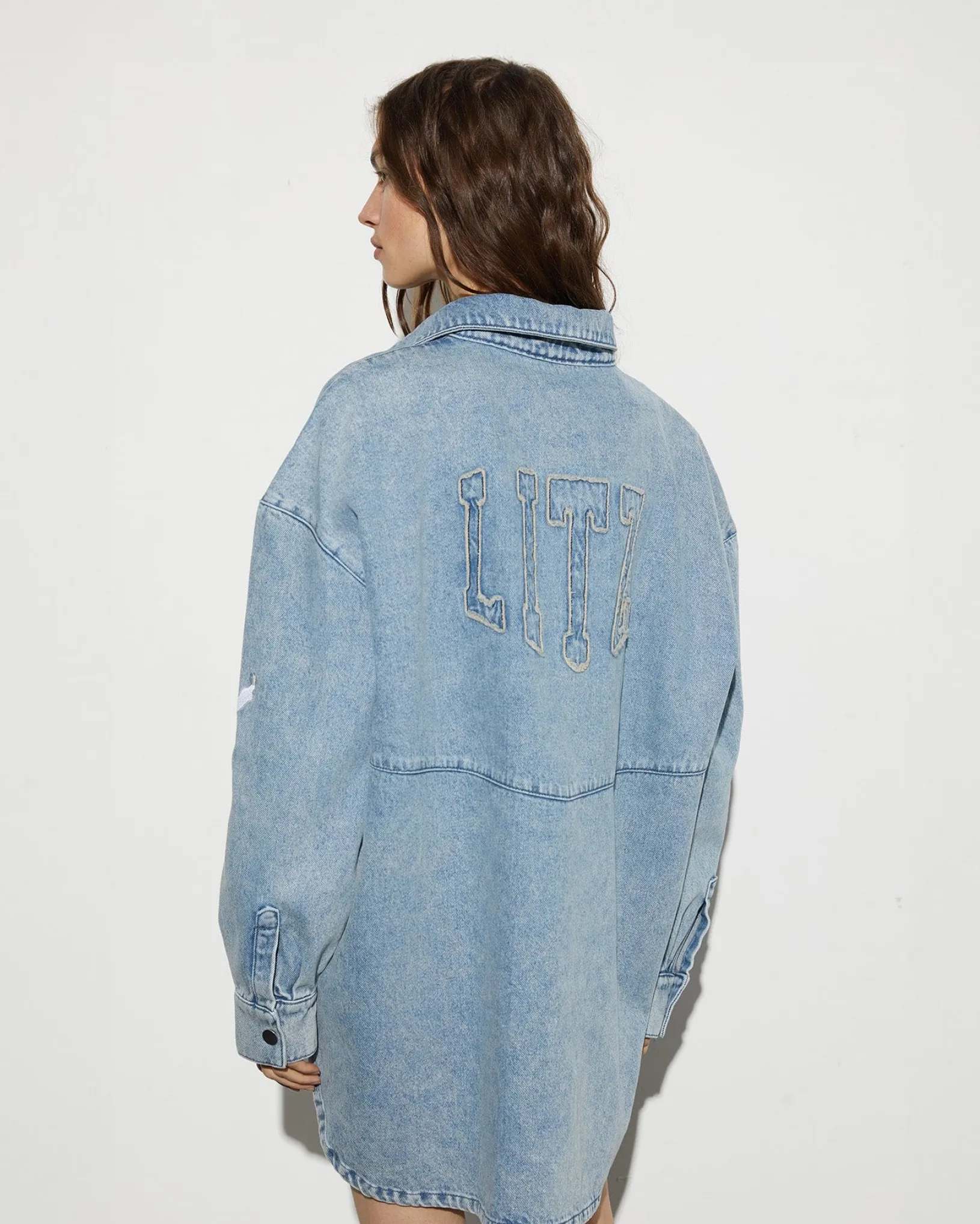 luka_denim_blouse__denim_blue_1.webp STIEGLITZ Luka Denim Blouse | Denim Blue Cheap