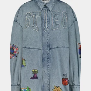 STIEGLITZ Luka Denim Blouse | Denim Blue Cheap