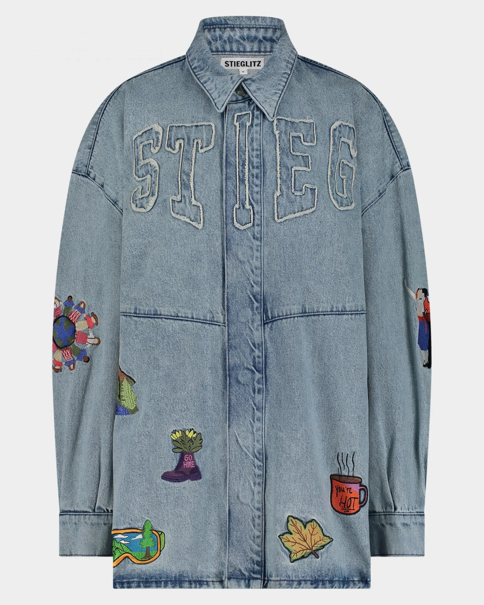 luka_denim_blouse__denim_blue_2.webp STIEGLITZ Luka Denim Blouse | Denim Blue Cheap