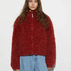 STIEGLITZ Milana Cropped Fluffy Puffer | Brown Fashion