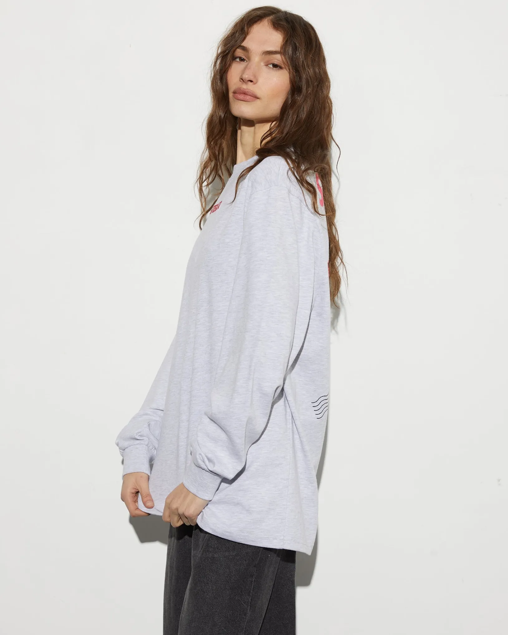 tereza_skate_longsleeve__melange_grey_1.webp STIEGLITZ Tereza Skate Longsleeve | Melange Grey Hot