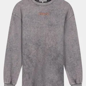 STIEGLITZ Worn Out Skate Longsleeve | Washed Grey Discount