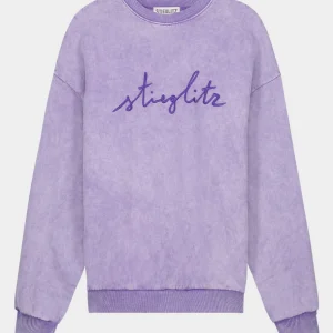STIEGLITZ Worn Out Sweater | Washed Purple Fashion